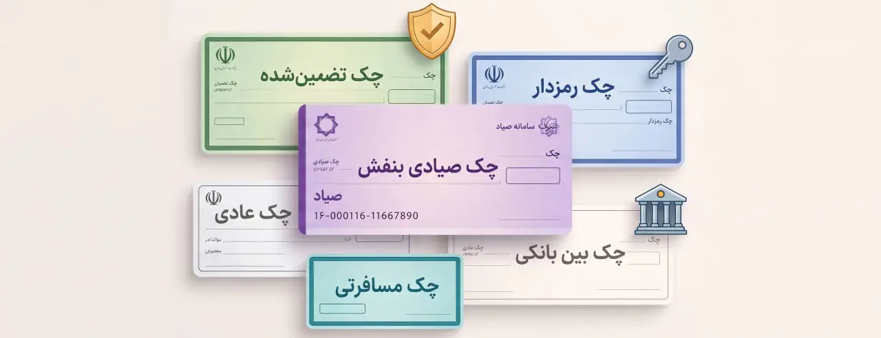 انواع چک های بانکی در ایران | معرفی کامل کاربردها و تفاوت ها